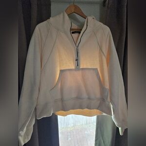 Lululemon Dupe Pullover Half Zip Hoodie with Thumb Holes Size XL